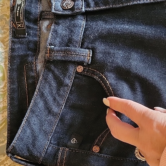 SERFONTAINE CALIFORNIA DARK WASH STRAIGHT LEG JEANS - Picture 5 of 11